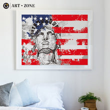 Load image into Gallery viewer, American Flag 3D HD Print Painting Canvas Art