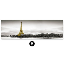 Load image into Gallery viewer, Blue Bridge Tower Scenery Painting Wall Art