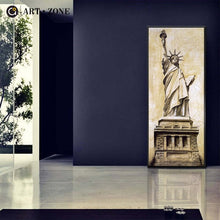 Load image into Gallery viewer, Statue Liberty Retro Painting Empire Building Wall Art