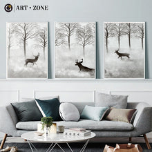 Load image into Gallery viewer, Elk Canvas Printing Animal Modern Home Furnishing Decoration Wall Art