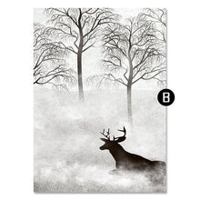 Load image into Gallery viewer, Elk Canvas Printing Animal Modern Home Furnishing Decoration Wall Art