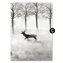 Load image into Gallery viewer, Elk Canvas Printing Animal Modern Home Furnishing Decoration Wall Art