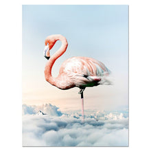 Load image into Gallery viewer, Flamingo Art Painting Nordic Wild And Free Letter Canvas Painting Wall