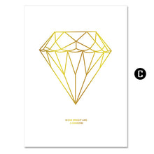 Load image into Gallery viewer, Pineapple Diamond Art Print Poster