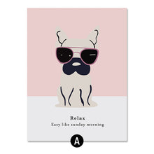 Load image into Gallery viewer, Canvas Paintings Cartoon Bear Phone Poster